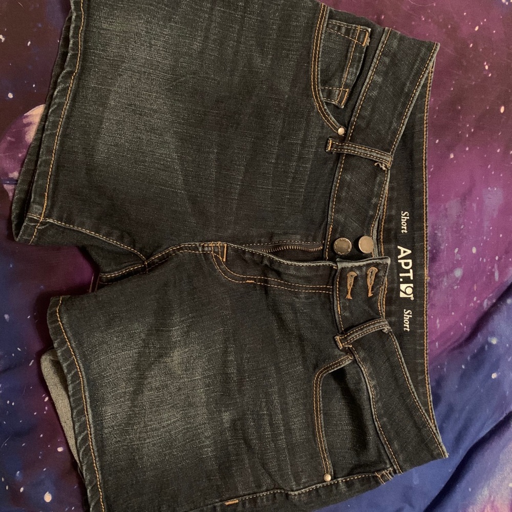 Denim shorts